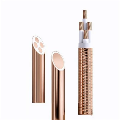 BTTZ 450 / 750V Fireproof Cable Rigid Mineral Insulated Copper Conductor Rau Kev Siv Hluav Taws Xob thiab Hluav Taws Xob