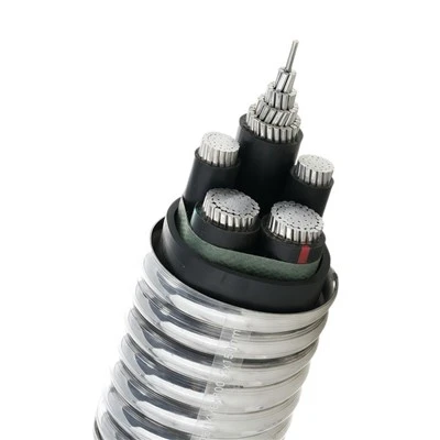 YJLHS 3*300 + 1*150mm² 0.6/1KV Tsis tshua muaj Lub Ntiaj Teb Txhuas Alloy Tus Neeg Siv Khoom XLPE Interlocked Bare Armored Fais Fab Cable